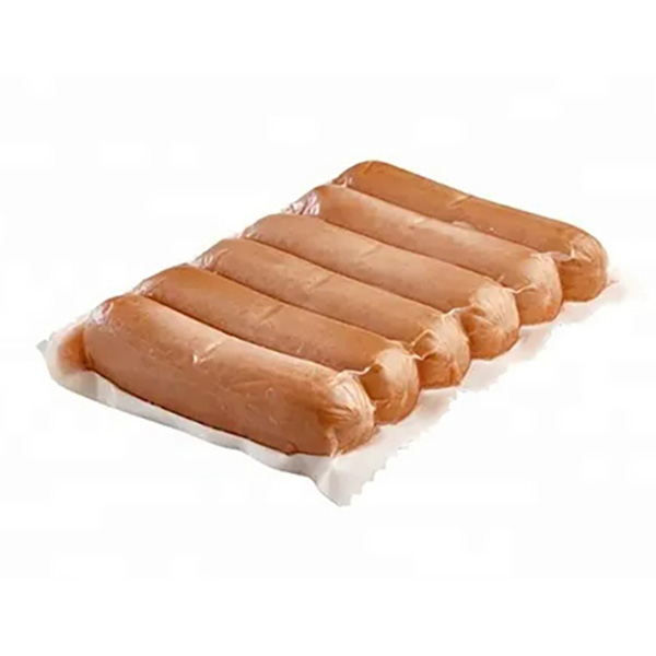 Example of retort pouch packaging using CouldFilm's high-performance retort CPP film for sausages, ensuring freshness and shelf life