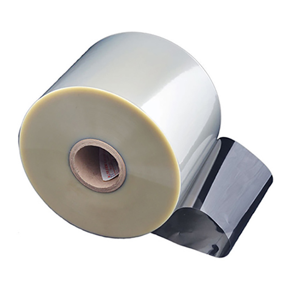 Roll of CloudFilm's ALOx coated PET film for packaging applications.