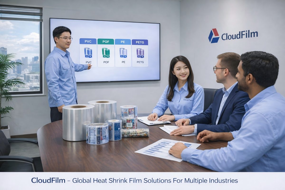 CloudFilm Technical And Sales Team Advising International Buyers On Heat Shrink Film Projects