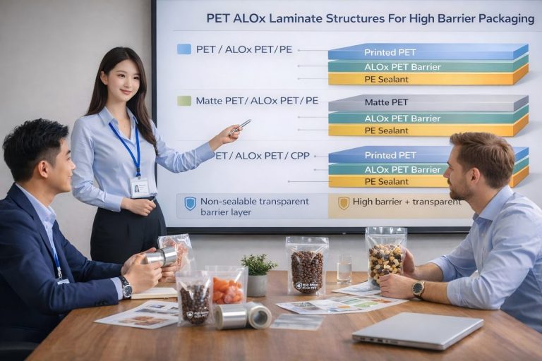 Cloudfilm Team Advising Buyers On Pet Alox High Barrier Film Projects