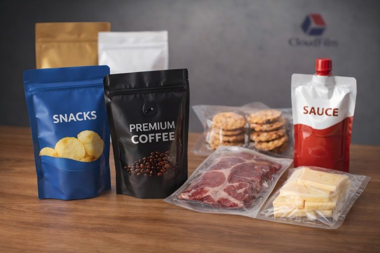 Flexible Food Packaging For Snacks Coffee And Frozen Food