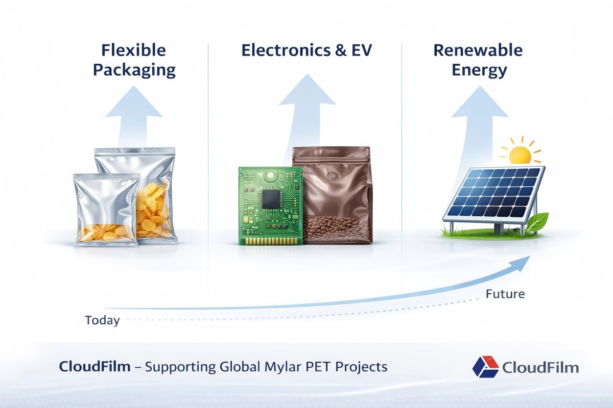 Global Mylar PET Film Market Trends In Packaging Electronics And Renewable Energy
