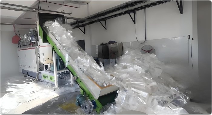 Recycling And Pelletizing Of BOPP Film Offcuts