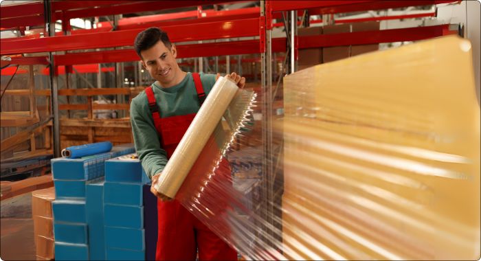 Stretch Film Helps Secure Products While In Transit