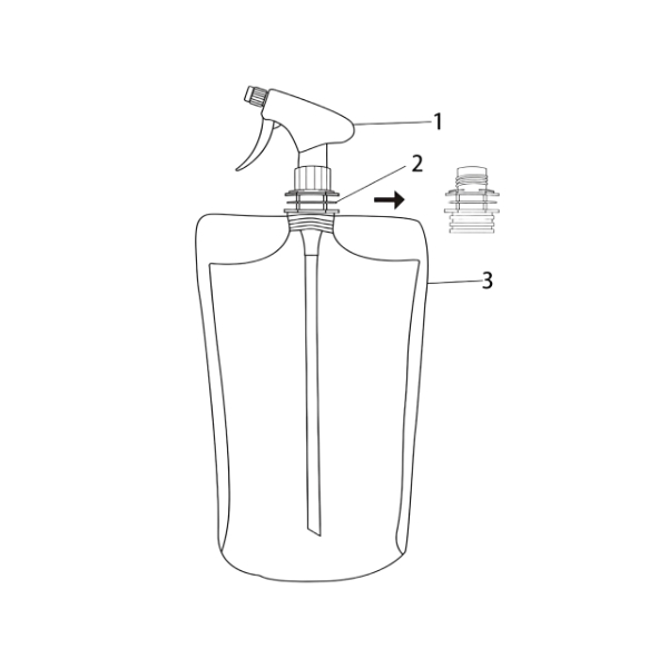 Nozzle Pouch Structure