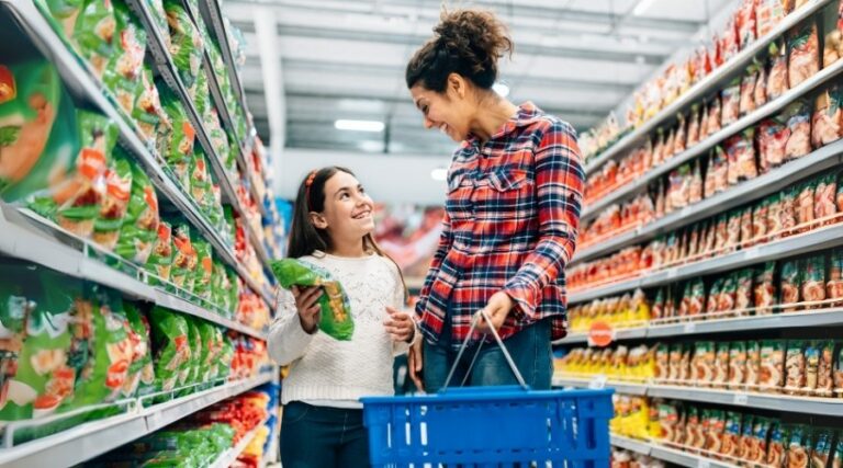 PE Laminated Bags In Supermarkets