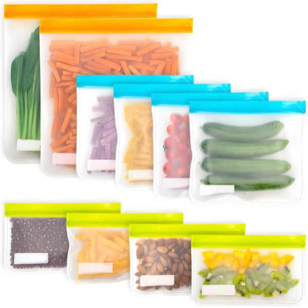 PE Pouches with Slider Close