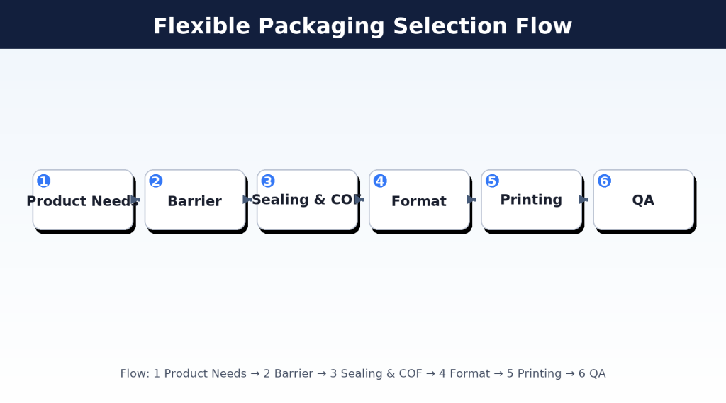 Flexible Packaging Selection Flow