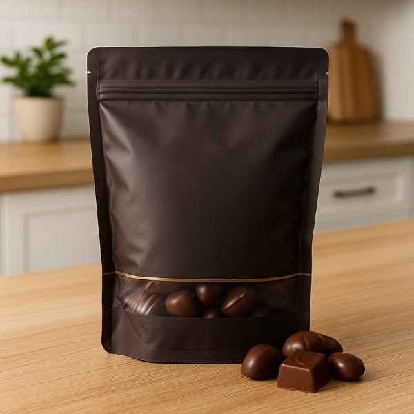 Family Share Gusseted Zipper Bag For Chocolate
