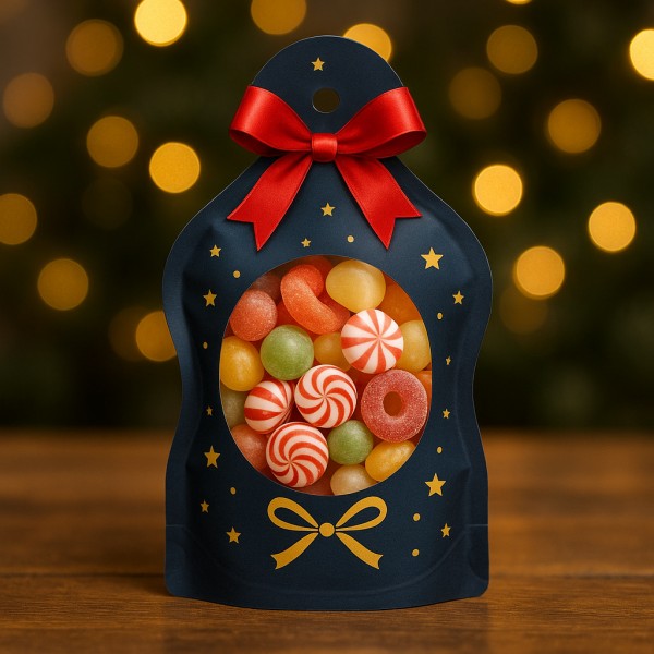 Seasonal Gift Candy Shape Pouch Display