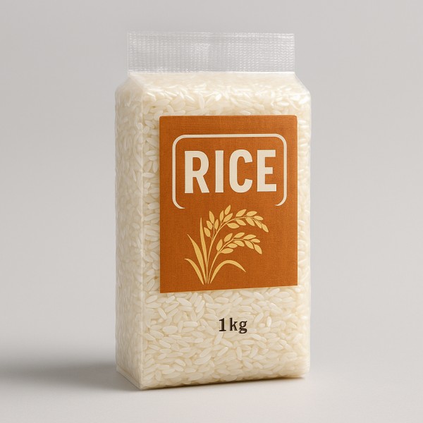 Vacuum-Sealed Rice Packaging Pouch
