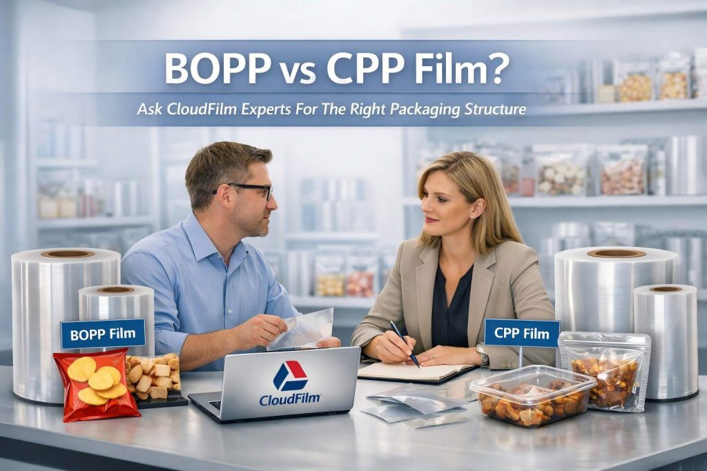 BOPP Vs CPP Film Consultation CloudFilm Experts Advising Flexible Packaging Buyers