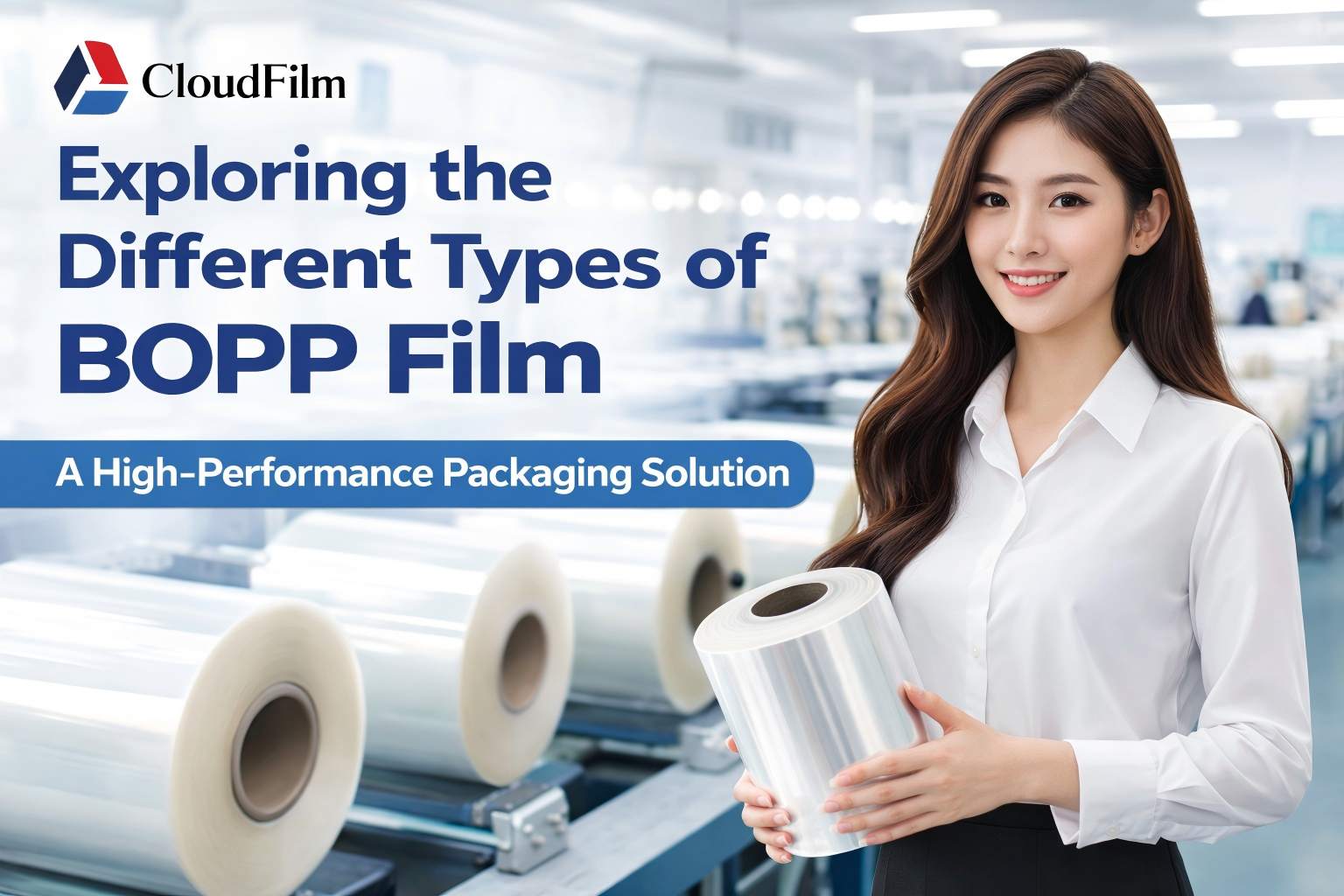 High-Performance BOPP Film for Superior Packaging Solutions by CloudFilm