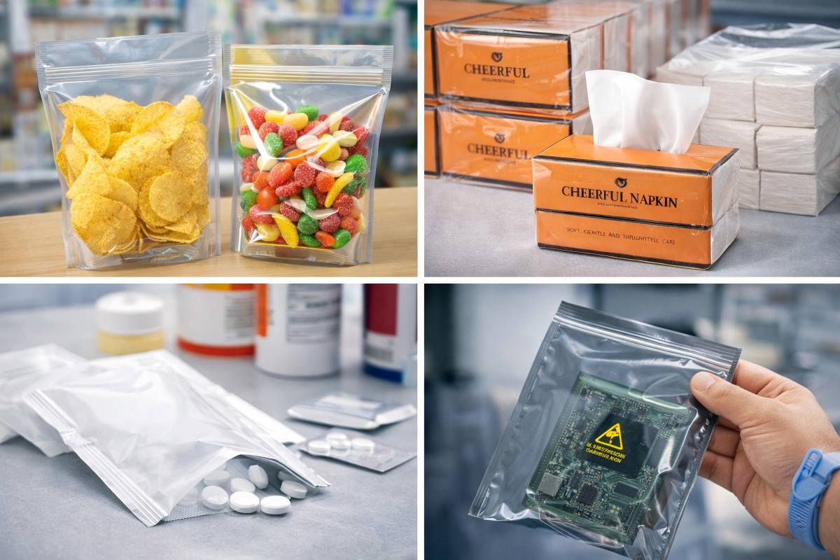 CPP Film Applications For Food Tissue Pharma And Electronics Packaging