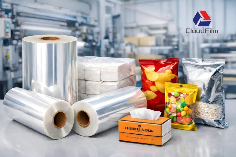 CloudFilm CPP Film Rolls And Flexible Packaging For Food Tissue And Industrial Products
