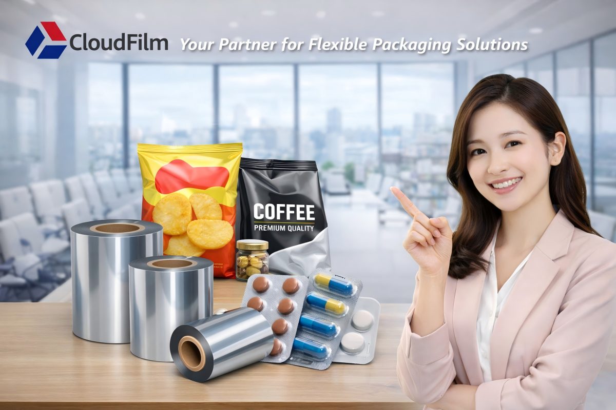 CloudFilm Expert Showcasing Metallized BOPP Film Flexible Packaging Solutions