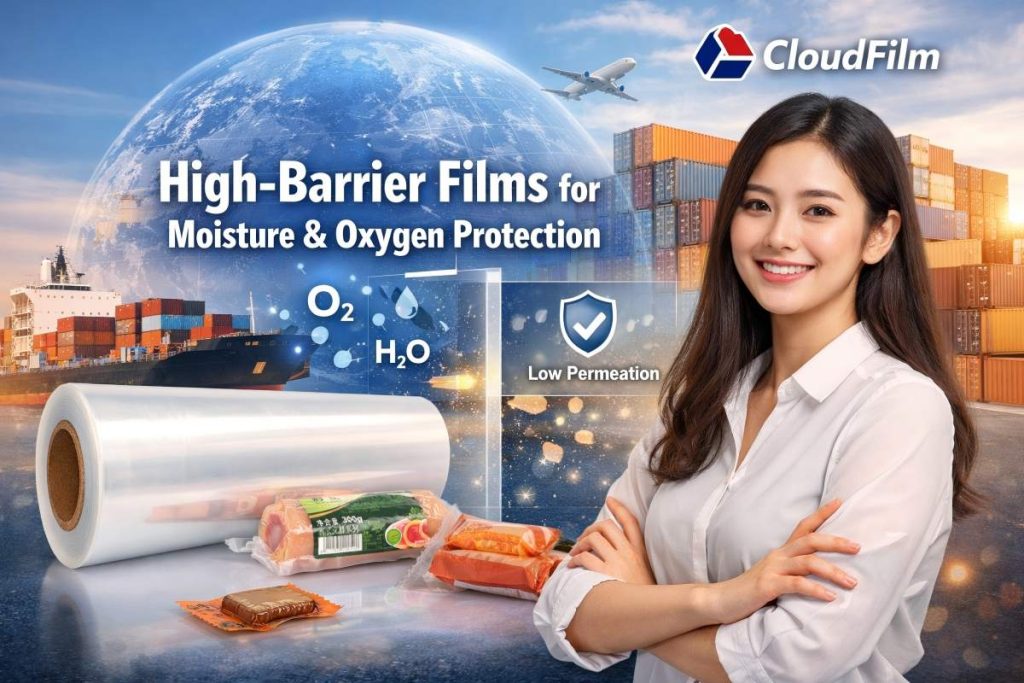 CloudFilm High-Barrier Films With Low O2 And H2O Permeation For Global Food Packaging