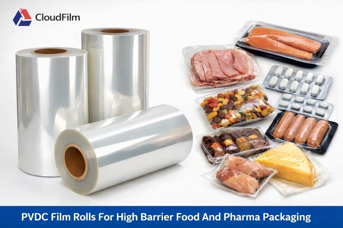 CloudFilm PVDC Film Rolls For High Barrier Food And Pharma Packaging