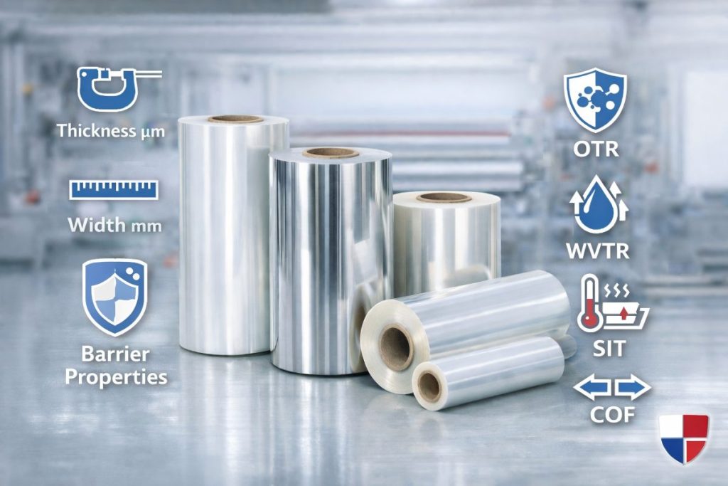 CloudFilm Packaging Film Parameters Thickness Barrier Sealing And COF Guide For Global Buyers