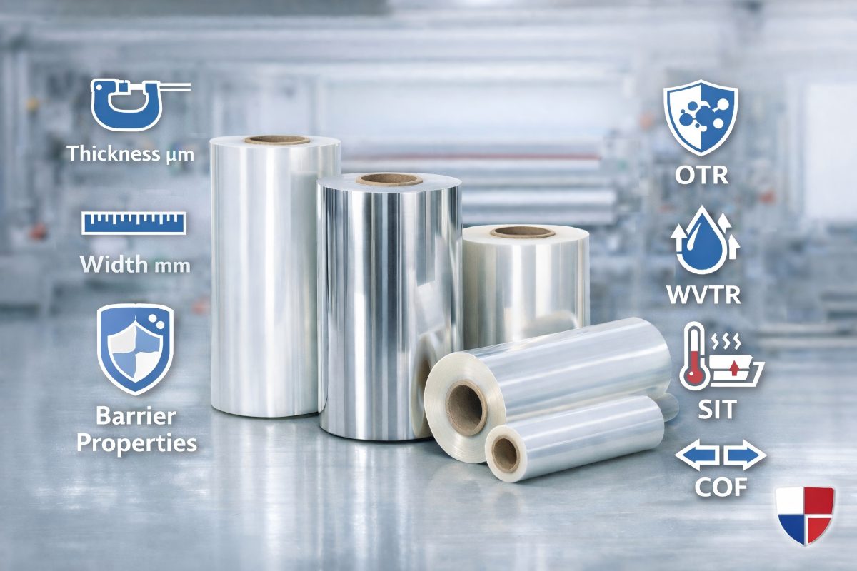 CloudFilm Packaging Film Parameters Thickness Barrier Sealing And COF Guide For Global Buyers