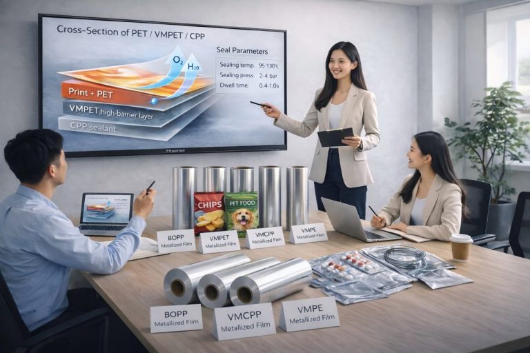 CloudFilm Team Supporting Metallized Film Packaging Projects