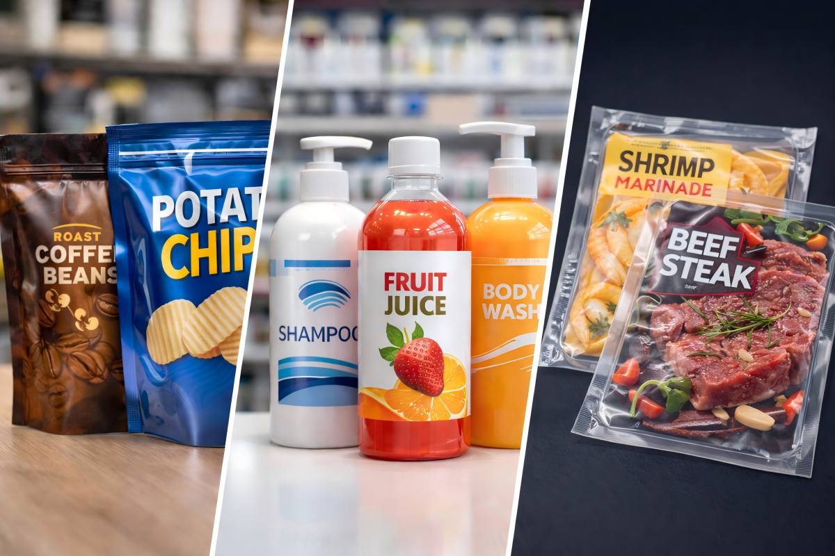 Corona Treated Plastic Films Used In Snacks Coffee Labels And High Barrier Packaging