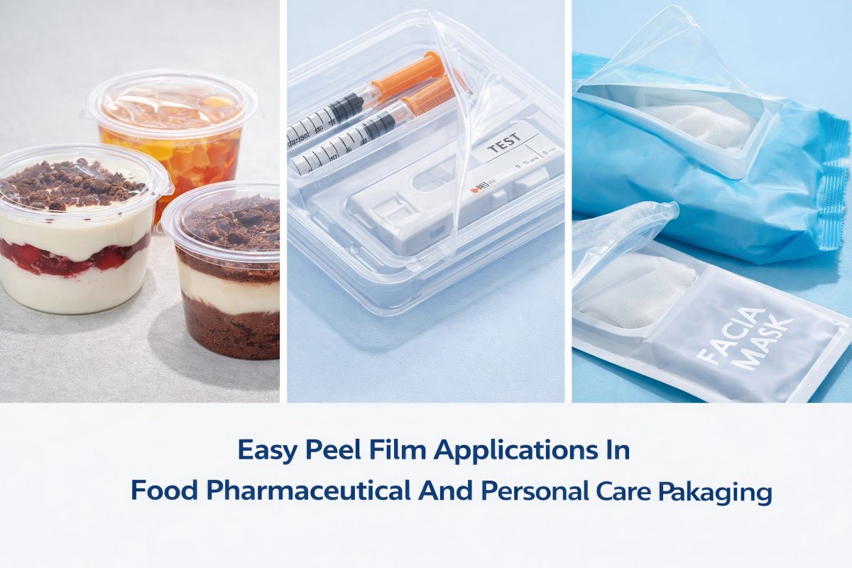 Easy Peel Film Applications In Food Pharmaceutical And Personal Care Packaging