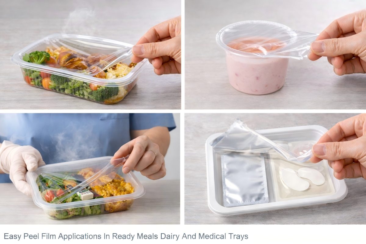 Easy Peel Film Applications In Ready Meals Dairy And Medical Trays