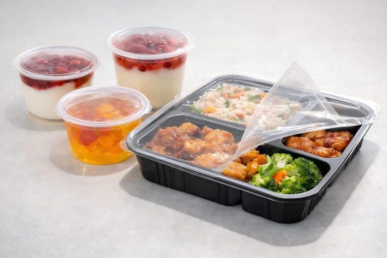 Easy Peel Lidding Films For Yoghurt Jelly And Ready Meal Trays