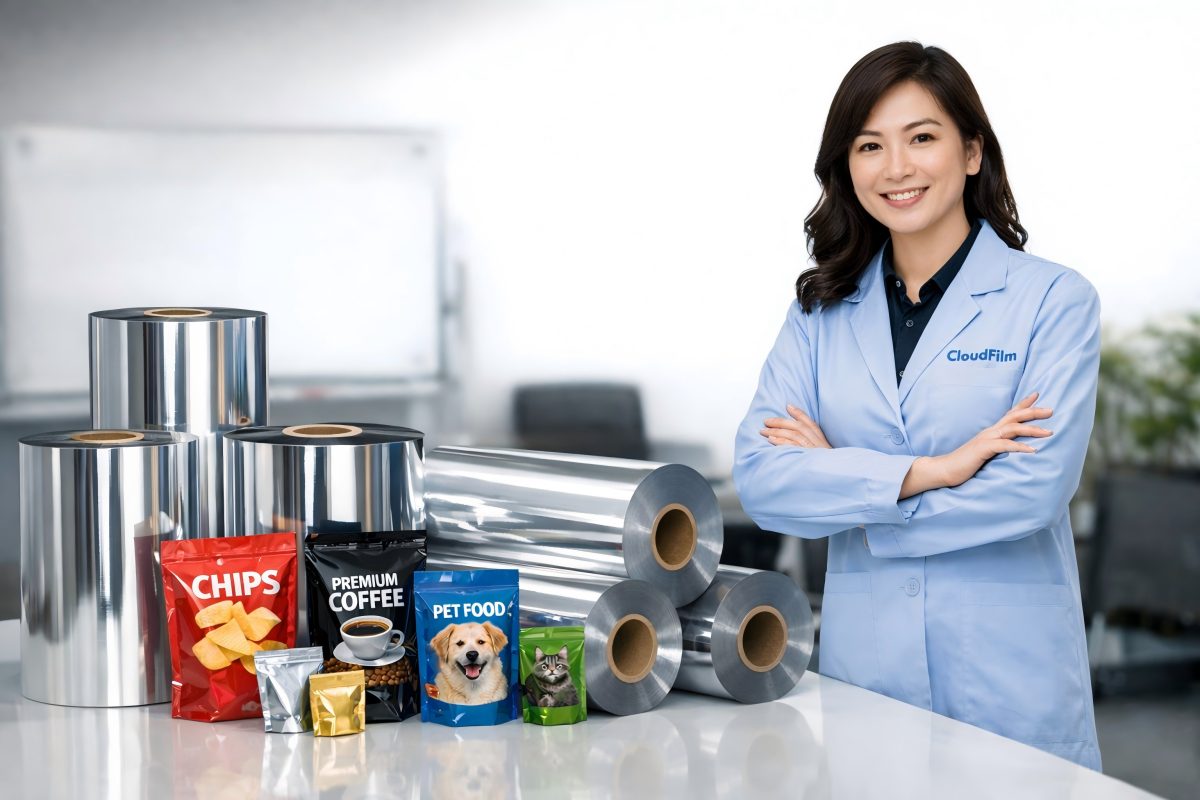 High-Barrier Metallized BOPP Film Rolls And Premium Snack Coffee And Pet Food Packaging Solutions