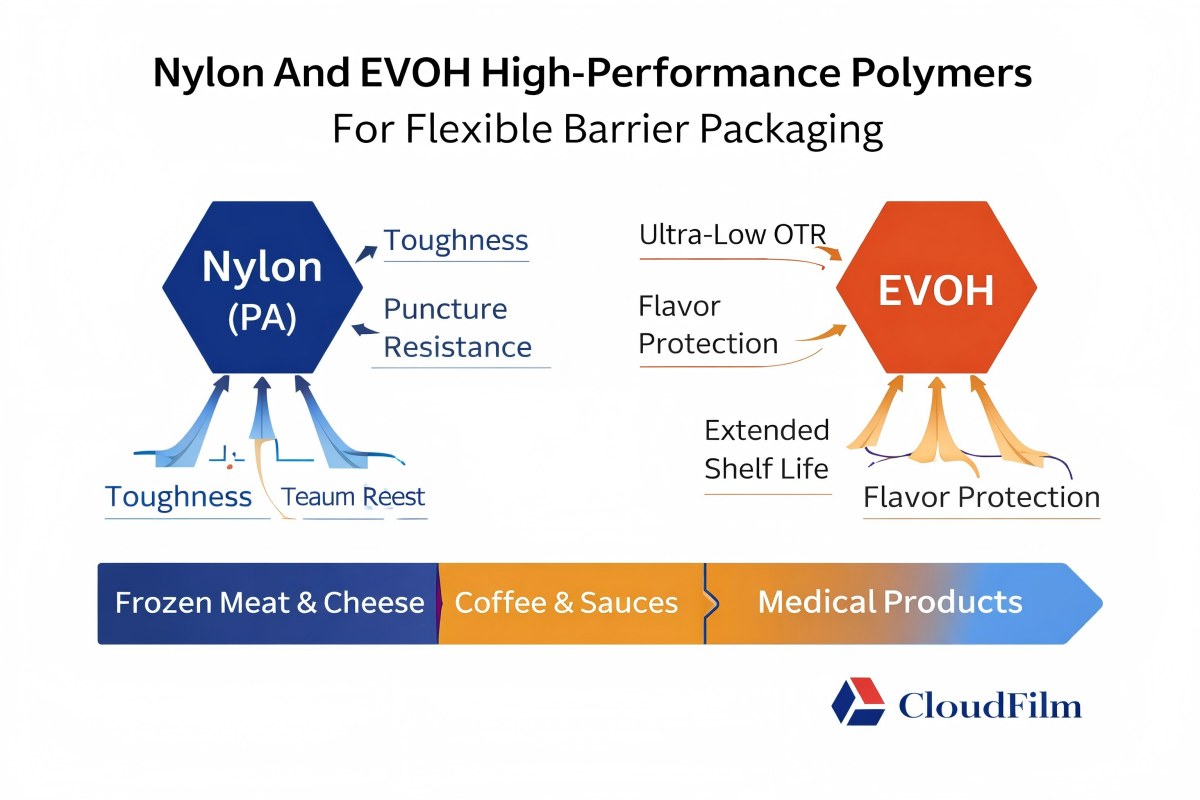 Nylon And EVOH High-Performance Polymers For Flexible Barrier Packaging