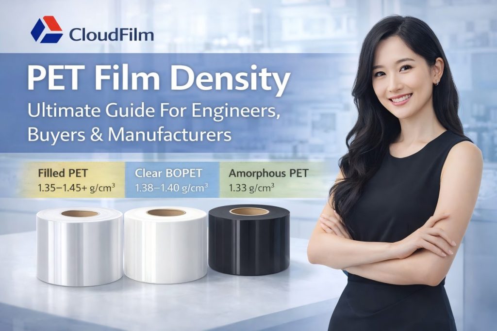 PET Film Density Guide By CloudFilm For Engineers Buyers And Manufacturers