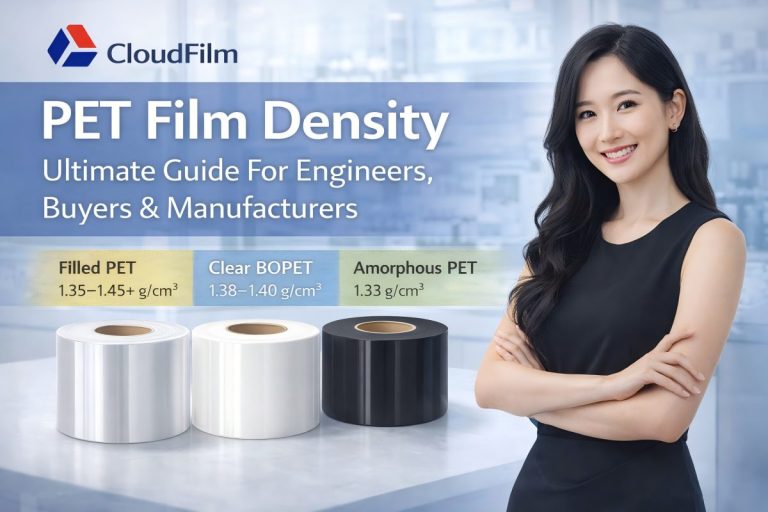 PET Film Density Guide By CloudFilm For Engineers Buyers And Manufacturers