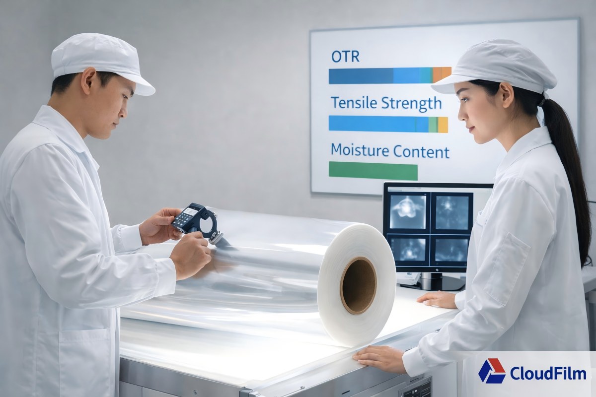 Quality Control of BOPA Film Rolls Before Lamination