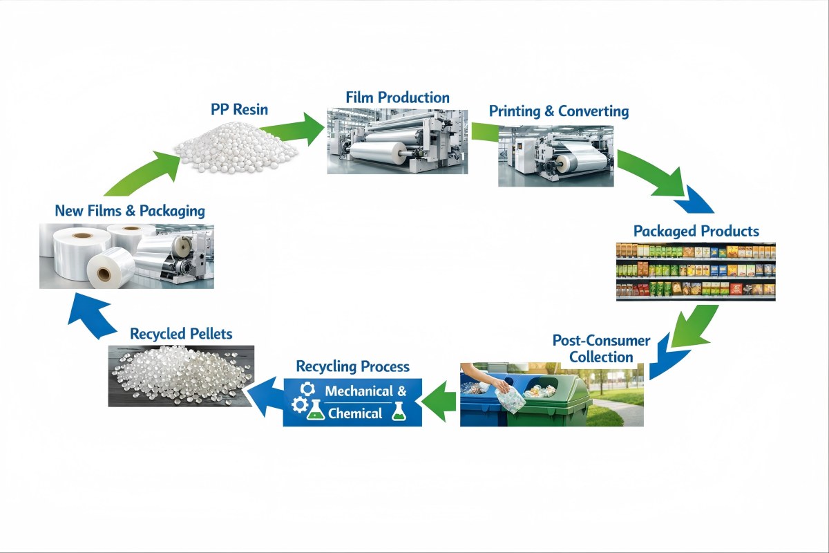 BOPP Recycling Circular Flow Diagram