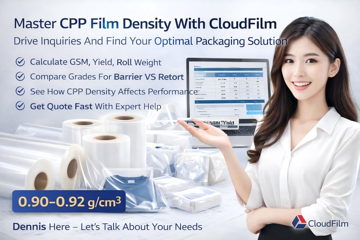 CloudFilm CPP Film Density High-Performance Packaging Solutions
