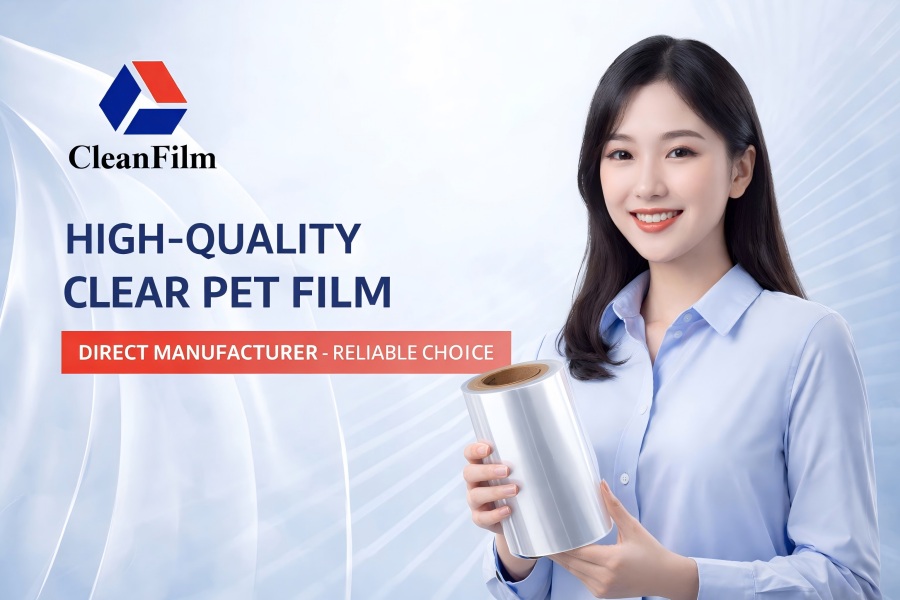 CloudFilm High Quality Clear PET Film Direct Manufacturer Banner