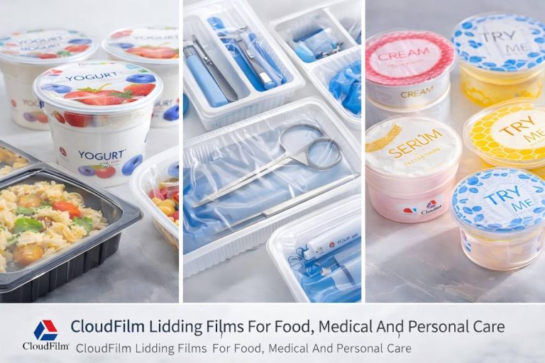 CloudFilm Lidding Packaging Applications For Food Medical And Personal Care
