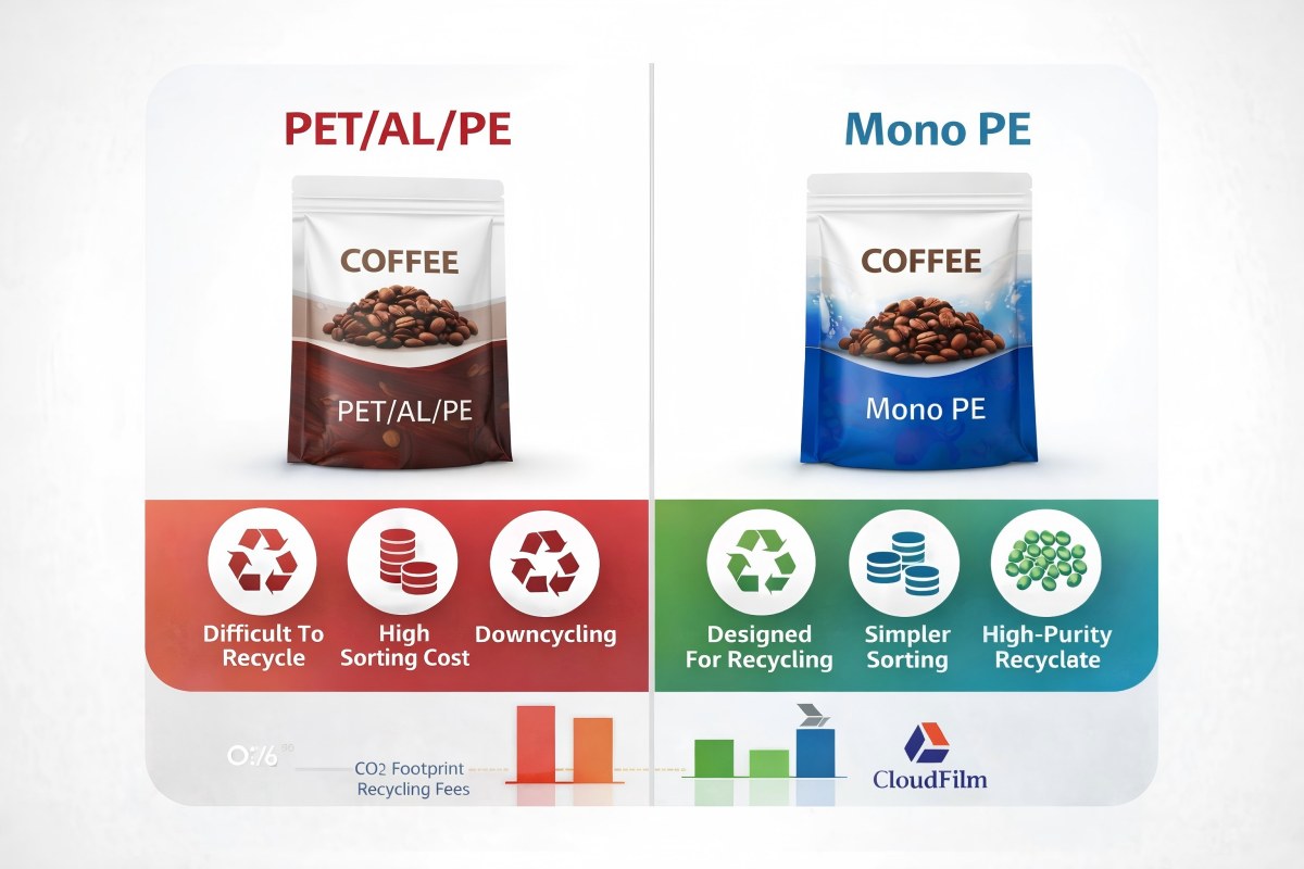 CloudFilm Mono Material Vs Multi Material Comparison Chart