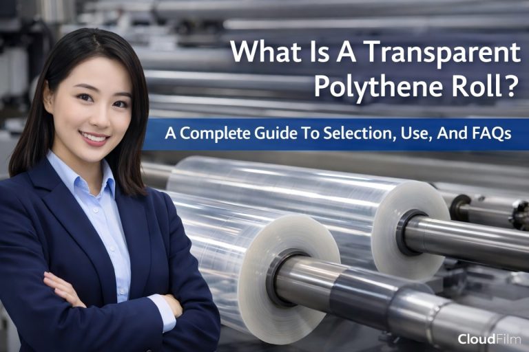 CloudFilm PE Film Expert – Transparent Polythene Roll Manufacturer