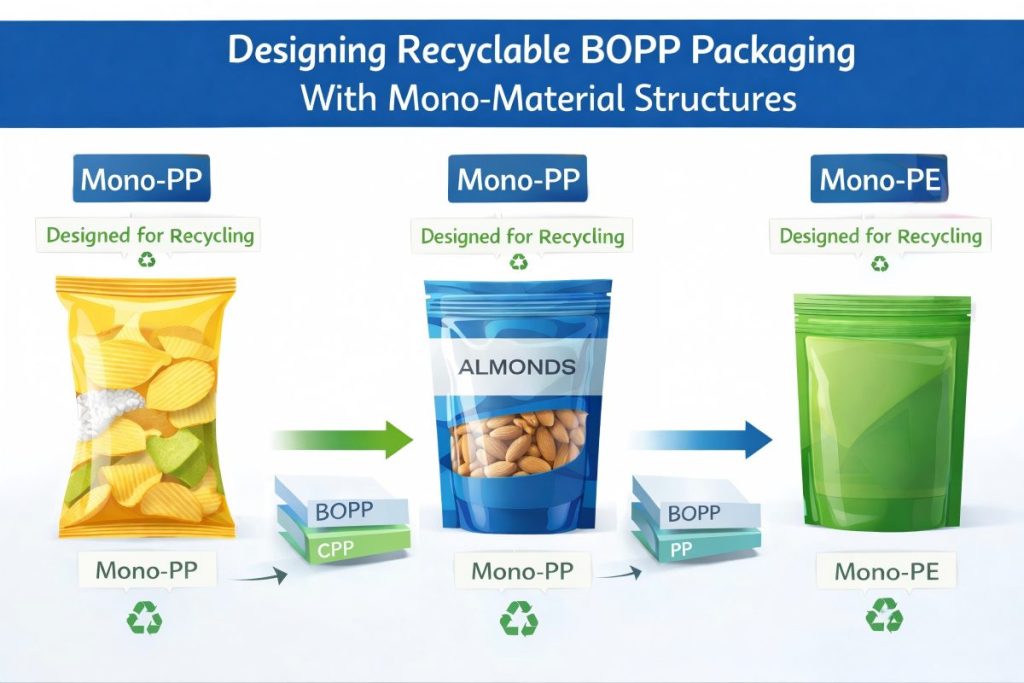 Designing Recyclable BOPP Packaging With Mono-Material Structures