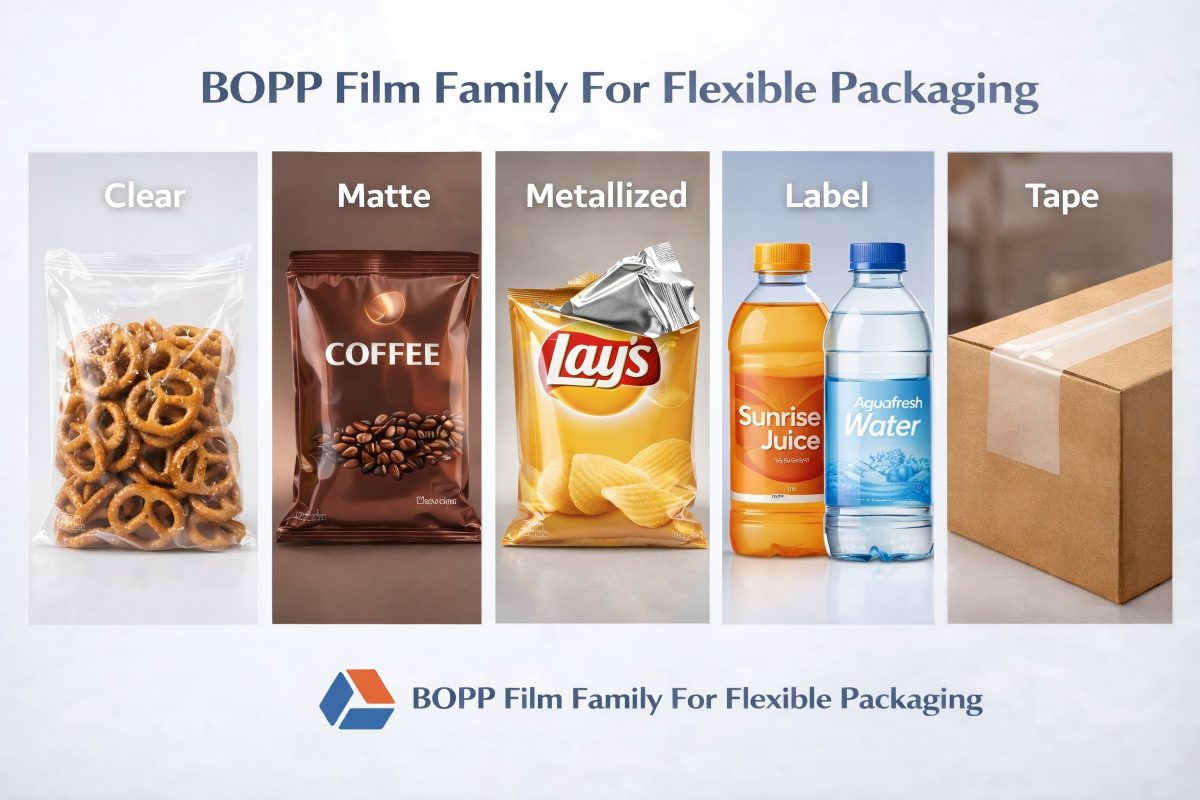 Different BOPP Film Types And Applications
