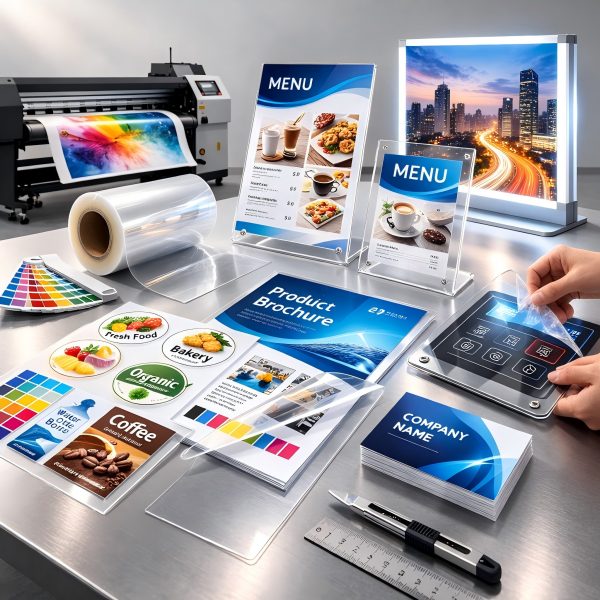 Printing Labels And Graphics On Clear Polyester Sheets