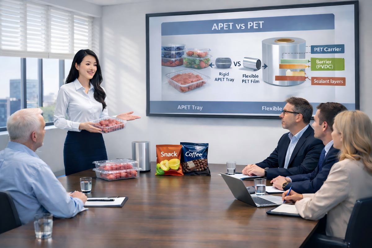 CloudFilm APET PET Pet Film Supplier Meeting With International Buyers