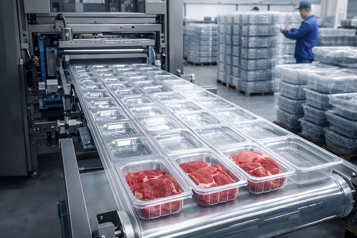 CloudFilm APET Thermoforming Line Producing High Clarity Rigid Trays