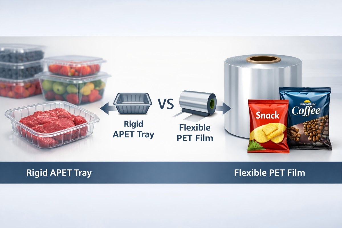 CloudFilm APET Vs PET Packaging Overview For Rigid Trays And Flexible Film