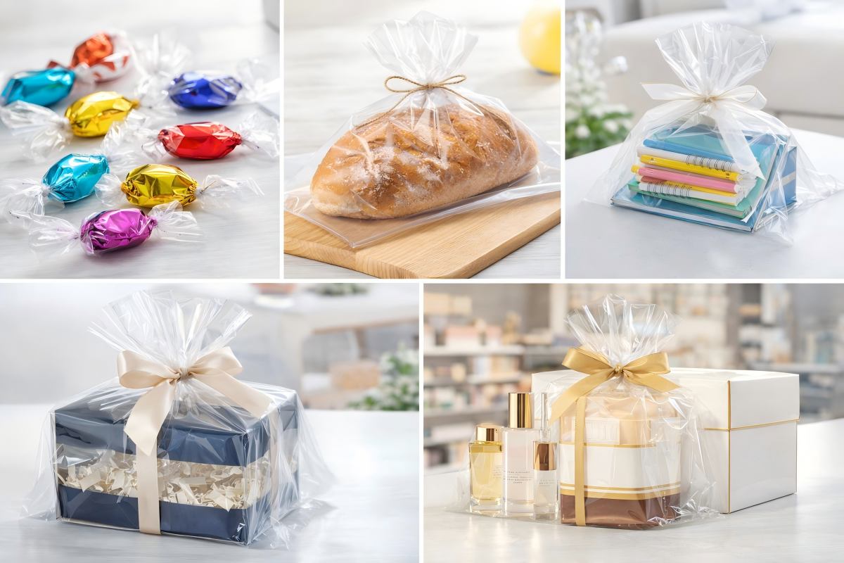 CloudFilm Cellophane Packaging Uses In Food Gift And Retail Wraps