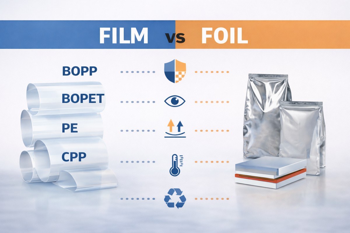 CloudFilm Film Vs Foil Packaging Comparison Chart