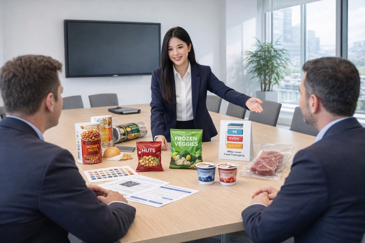 CloudFilm Food Packaging Manufacturer Discussing Custom Packaging Solutions