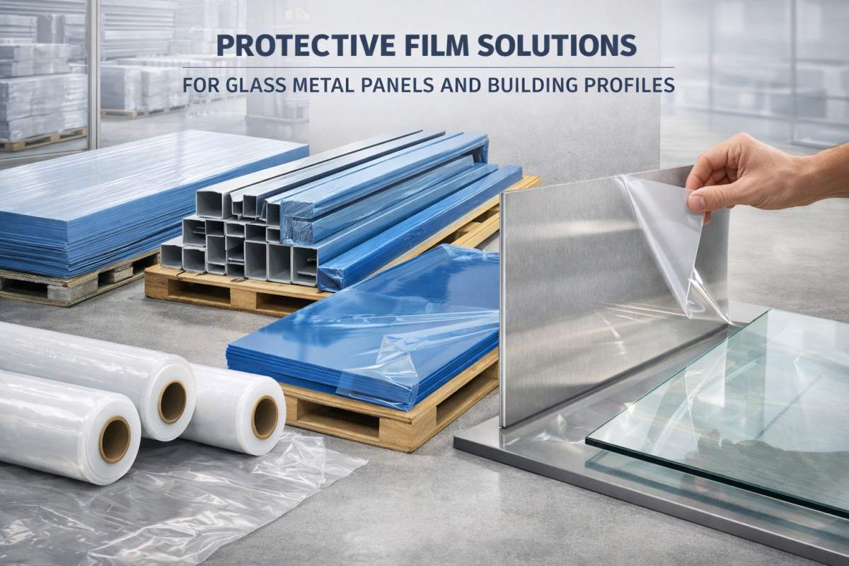 Protective Film Solutions For Glass Metal Panels And Building Profiles